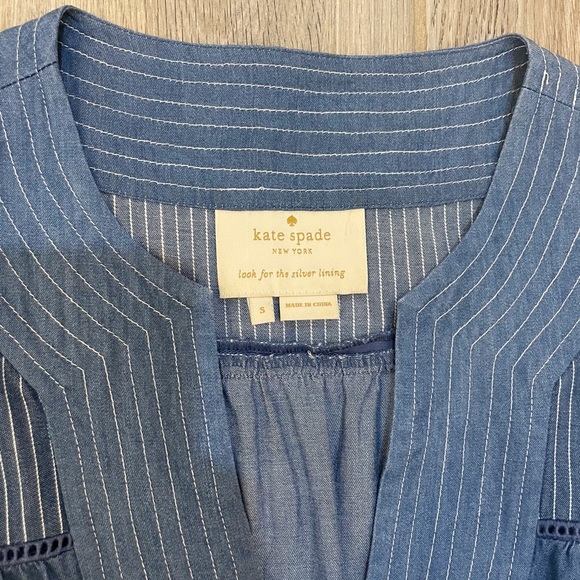 EUC kate spade railroad dress - Picture 3 of 7